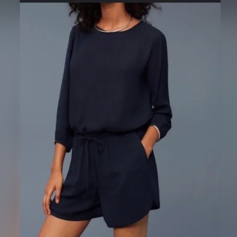 Babaton keegan romper navy blue xs - Picture 1 of 10